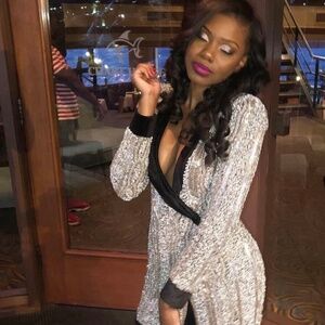 Embroidered and Embellished Silver and Black Blazer Dress